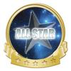 Crown Awards All Star Banner Pin, Gold Achievement Pins, 50 Pack view 1