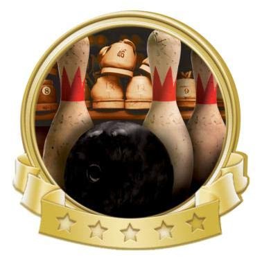 Crown Awards Bowling Banner Pin, Gold Bowling Pins, 100 Pack Prime