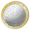 Crown Awards Golf Gold Rhinestone Pin, Gold Golf Pins, 100 Pack Prime view 1