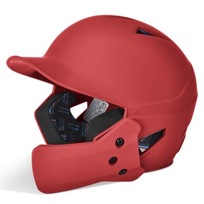 CHAMPRO mens Gamer Plus with Reversible Jaw Guard HX Batting Helmet, Scarlet, Medium US