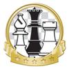 Crown Awards Chess Banner Pin, Gold Chess Pins, 20 Pack Prime view 1