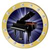 Crown Awards Piano Gold Rhinestone Pin, Gold Piano Pins, 100 Pack Prime view 1