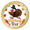 Crown Awards Turkey Trot Gold Rhinestone Pin, Gold Thanksgiving Pins, 100 Pack Prime view 1