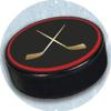 Crown Awards Hockey Puck Gold Rhinestone Pin, Gold Hockey Pins, 100 Pack Prime view 2