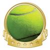 Crown Awards Tennis Ball Banner Pin, Gold Tennis Pins, 100 Pack Prime view 1