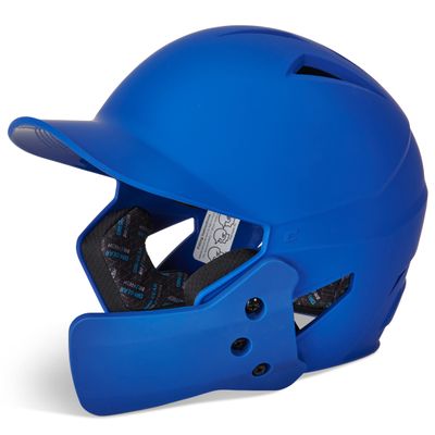 CHAMPRO mens Gamer Plus with Reversible Jaw Guard HX Batting Helmet, Royal, Medium US