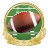 Crown Awards Football Banner Pin, Gold Football Pins, 100 Pack Prime view 1