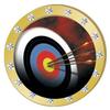 Crown Awards Archery Gold Rhinestone Pin, Gold Archery Pins, 30 Pack view 1