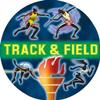Crown Awards Track and Field Gold Rhinestone Pin, Gold Track and Field Pins, 30 Pack Prime view 2