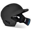 CHAMPRO HX Gamer Plus Baseball Batting Helmet for Youth and Adult Medium,Black view 2