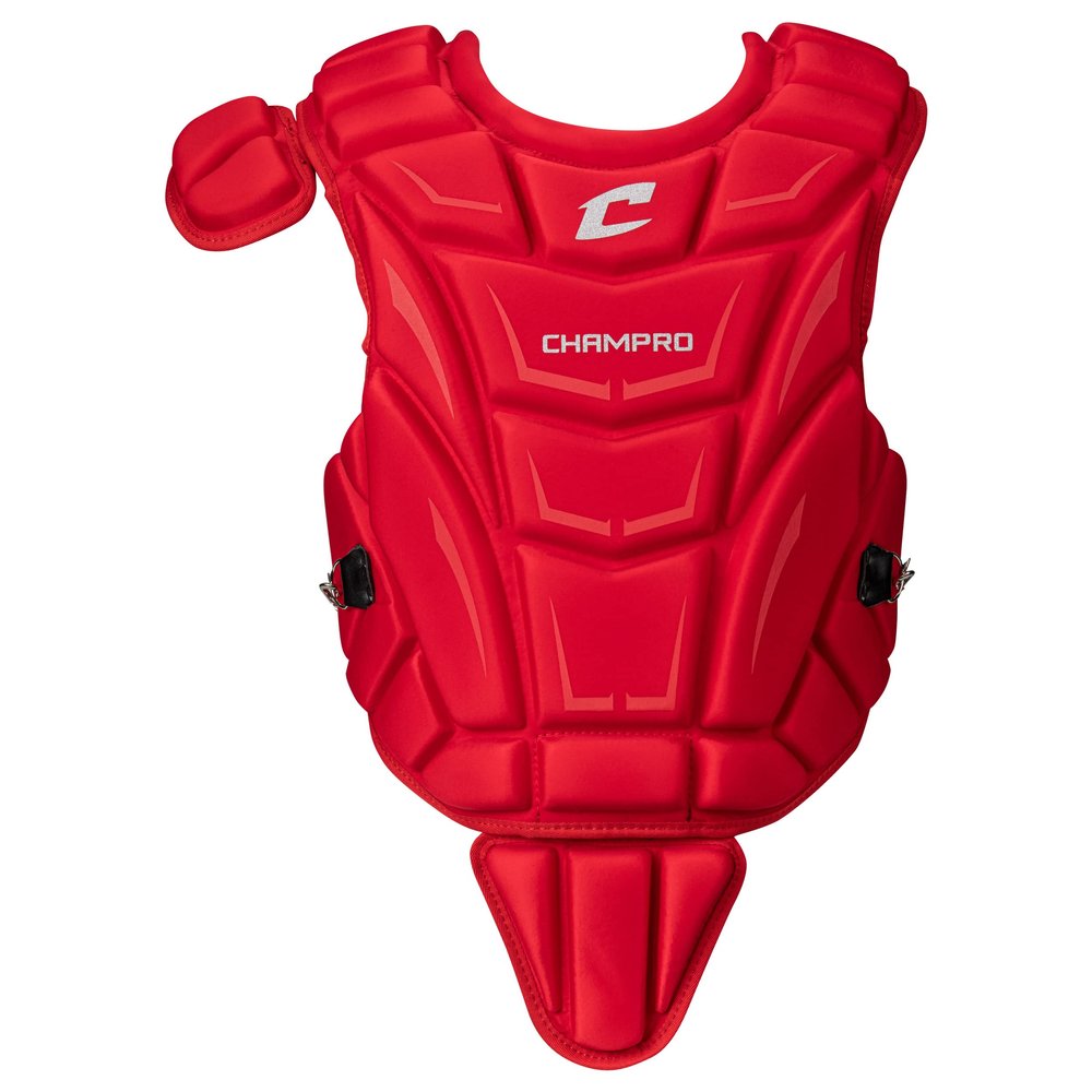 Champro Optimus MVP Chest Protector, 13.5", Scarlet Red