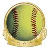 Crown Awards Softball Banner Pin, Gold Softball Pins, 100 Pack Prime view 1