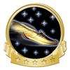 Crown Awards Gold Winged Foot Banner Pin, Gold Running Pins, 100 Pack Prime view 1