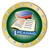 Crown Awards Reading Gold Rhinestone Pin, Gold Reading Pins, 100 Pack Prime view 1