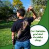 KESHES Archery Back Arrow Quiver Holder - Adjustable Quiver for Arrows with Shoulder Strap and Belt Clip - Ideal for Bow Hunting & Target Practice for Youth & Adults view 3