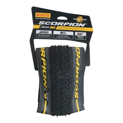 Pirelli Scorpion Sport XC M Yellow Label Bicycle Tire (29 x 2.2) for Relaxed MTB Rides, Procompound Endurance, ProWALL Technology, Medium Profile Tread Pattern (1 Tire)