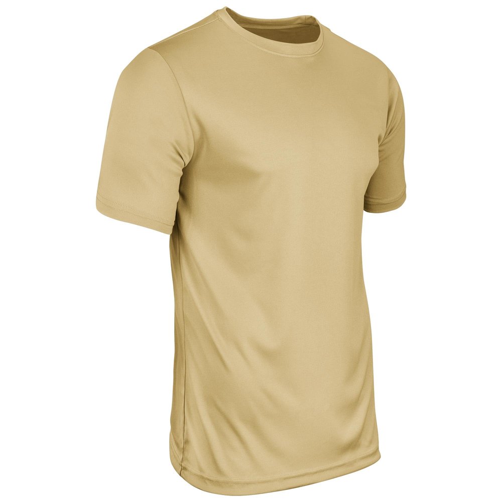 Champro Vision Lightweight Polyester T-Shirt Jersey, Youth X-Small, Vegas Gold