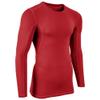 Champro Long Sleeve Compression Shirt - Polyester/Spandex, Adult 3X-Large, Scarlet view 2