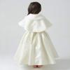 Flower Girl Cape Princess Faux Fur Bolero Shrug Shoulder Cape Shawl Wrap Capelet view 2