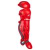 CHAMPRO Optimus Pro Leg Guard - 14.5" Shin Length, Scarlet view 2