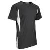Champro Top Spin Lightweight Polyester Baseball Jersey, Youth X-Large, Black,White view 1