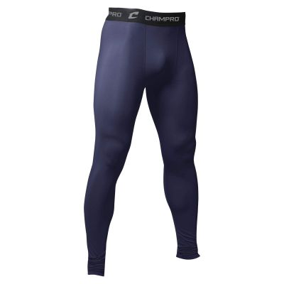 Champro Polyester/Spandex Compression Tights, Adult 3X-Large, Navy