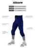 Alleson Athletic Power Spandex Integrated Football Pant Navy view 3