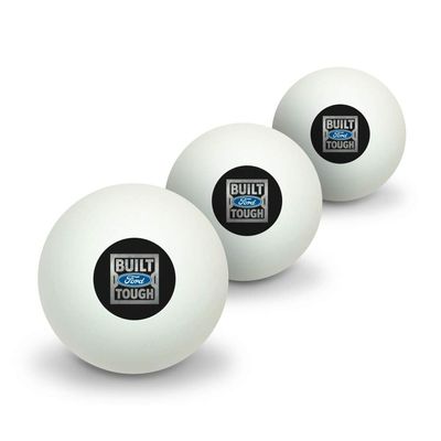 GRAPHICS & MORE Ford Built Ford Tough Novelty Table Tennis Ping Pong Ball 3 Pack