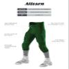 Alleson Athletic Mens Integrated Football Pant  High-Performance Pants with Built-in Pad for Game-Ready Performance NB Dark Green view 2