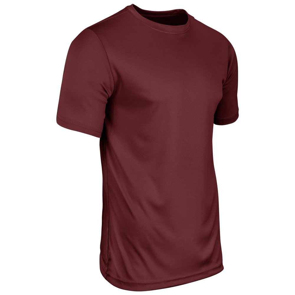 Champro Vision Lightweight Polyester T-Shirt Jersey, Youth X-Small, Cardinal