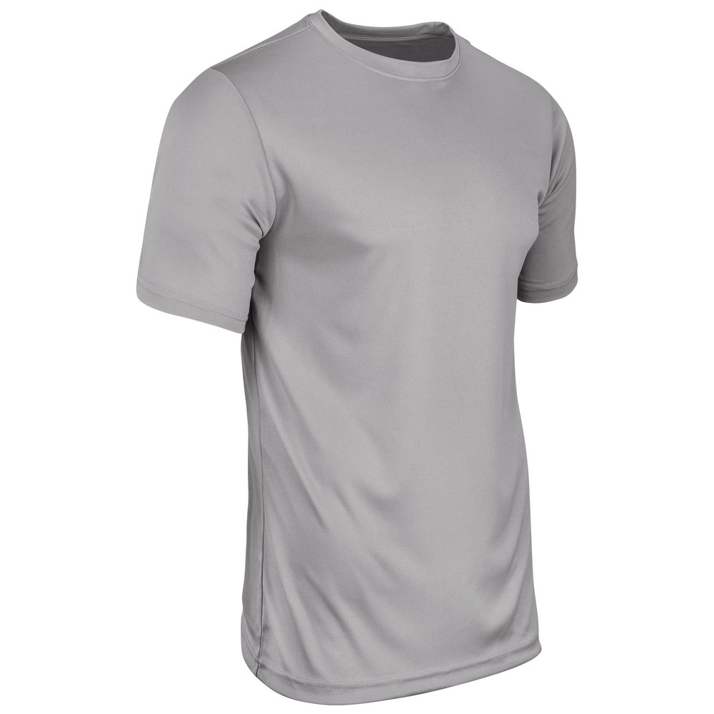 Champro Vision Lightweight Polyester T-Shirt Jersey, Adult 4X-Large, Silver