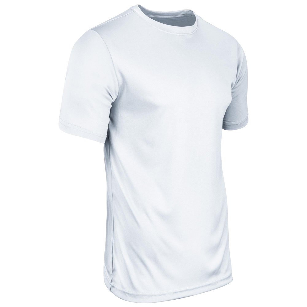 Champro Vision Lightweight Polyester T-Shirt Jersey, Adult X-Large, White