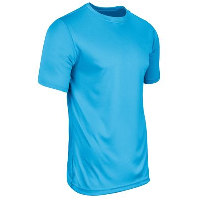 Champro Vision Lightweight Polyester T-Shirt Jersey, Youth X-Small, Neon Blue