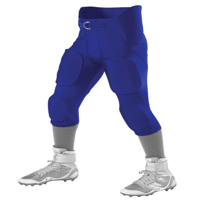 Alleson Athletic Power Spandex Integrated Football Pant Royal