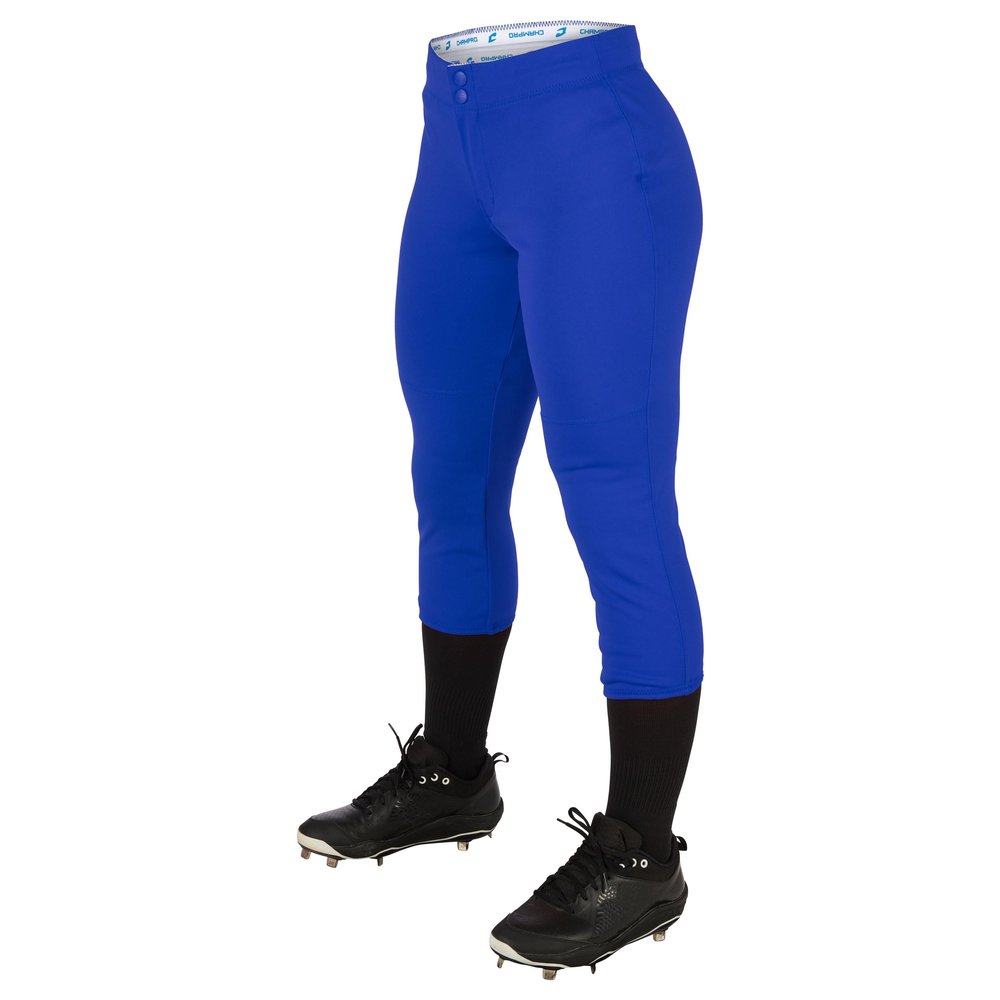 Champro Fireball Low-Rise Knicker-Style Fastpitch Softball Pants in Solid Color with Reinforced Knees