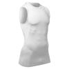 Champro Sleeveless Compression Shirt - Polyester/Spandex, Adult Small, White view 1