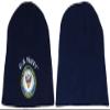 8" US Navy Emblem USN Seal Crest Navy Blue Embroidered Beanie Skull Cap view 1