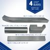 Tungsten Bucking Bar Expert Set (4 Pieces) - BB-13, 17, 19, and Round Bar view 2