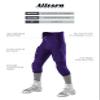 Alleson Athletic Power Spandex Integrated Football Pant Purple view 3
