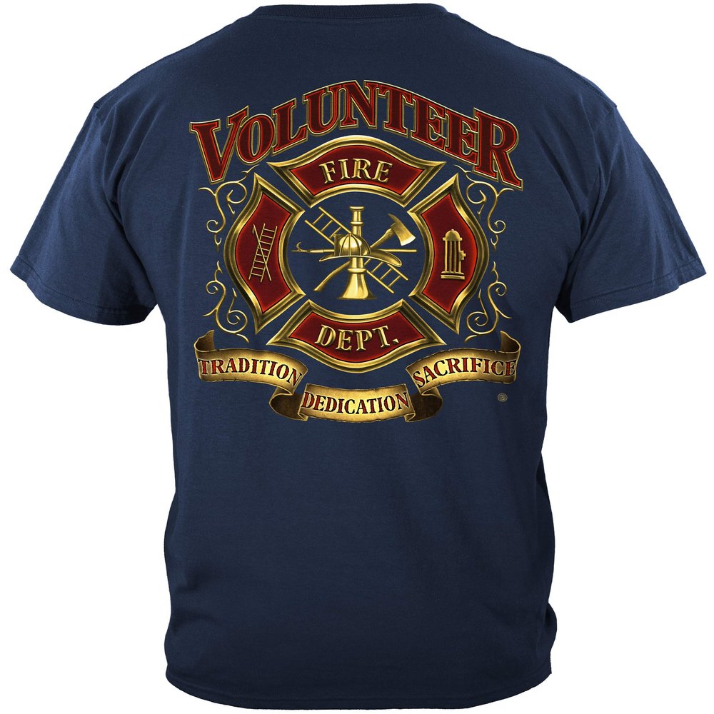 Bunker Gear Firefighter Tshirts for Men V1ADD128-FF2085-4XL