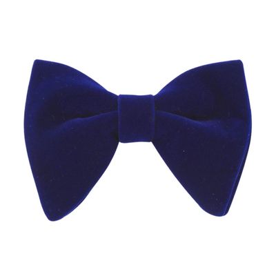 Lovacely Mens Oversized Velvet Bow Tie Solid Color Formal Tuxedo Pre-Tied Big Bowtie 220513