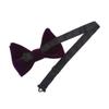 Lovacely Mens Oversized Velvet Bow Tie Solid Color Formal Tuxedo Pre-Tied Big Bowtie 220508 view 2