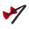 Lovacely Mens Oversized Velvet Bow Tie Solid Color Formal Tuxedo Pre-Tied Big Bowtie 220512 view 2
