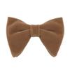 Lovacely Mens Oversized Velvet Bow Tie Solid Color Formal Tuxedo Pre-Tied Big Bowtie 220514 view 1