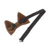 Lovacely Mens Oversized Velvet Bow Tie Solid Color Formal Tuxedo Pre-Tied Big Bowtie 220514 view 2