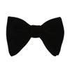 Lovacely Mens Oversized Velvet Bow Tie Solid Color Formal Tuxedo Pre-Tied Big Bowtie 220506 view 1