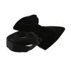 Lovacely Mens Oversized Velvet Bow Tie Solid Color Formal Tuxedo Pre-Tied Big Bowtie 220506 view 3