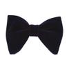 Lovacely Mens Oversized Velvet Bow Tie Solid Color Formal Tuxedo Pre-Tied Big Bowtie 220509 view 1