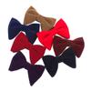 Lovacely Mens Oversized Velvet Bow Tie Solid Color Formal Tuxedo Pre-Tied Big Bowtie 220509 view 3
