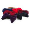Lovacely Mens Oversized Velvet Bow Tie Solid Color Formal Tuxedo Pre-Tied Big Bowtie 220509 view 4